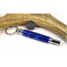 Cobalt Swirl Secret Compartment Whistle