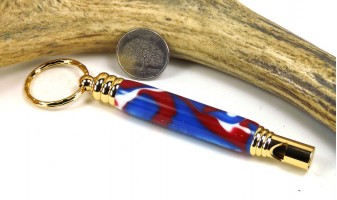 4th of July Camo Secret Compartment Whistle