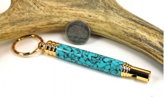 Southwestern Green Secret Compartment Whistle