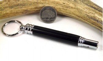 Pure Black Secret Compartment Whistle