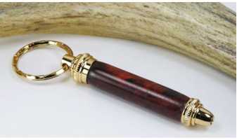 Amboyna Burl Toolkit Key Chain