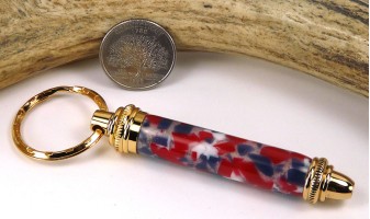 Patriotic Confetti Toolkit Key Chain
