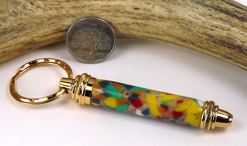 Confetti Key Fob Keychain