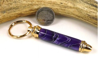 Purple Mesh Toolkit Key Chain