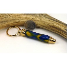 Blue Gold Swirl Toolkit Key Chain