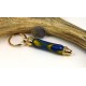 Blue Gold Swirl Toolkit Key Chain