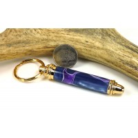 Blue Purple Swirl Toolkit Key Chain