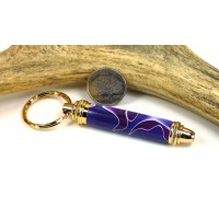 Blue Purple Swirl Toolkit Key Chain