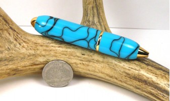 Turquoise Mini Bullet Pen