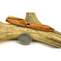 Cherry Burl Credit Card Pen