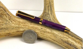 Deep Purple Credit Card Pen