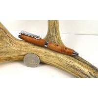 Cherry Burl Credit Card Pen