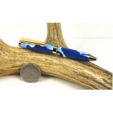 Ocean Camo Credit Card Pen