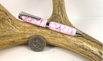 Pink Pebble Credit Card Pen