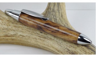 Tigerwood Burl Mini Click Pen