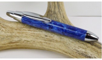 Pearl Blue Mini Click Pen