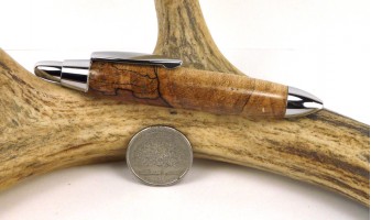 Spalted Maple Mini Click Pen