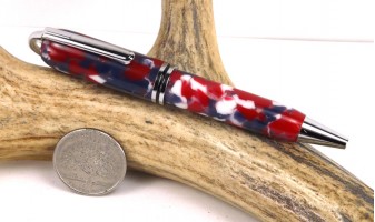 Patriotic Confetti Mini Euro Pen