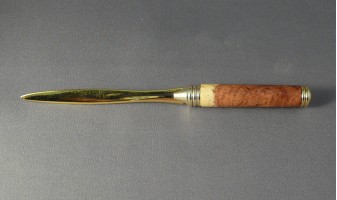 Amboyna Burl Letter Opener