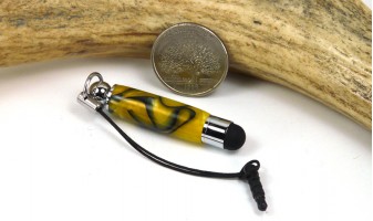 Yellow Black Swirl Mini Stylus