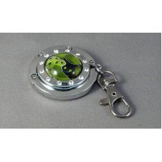 Lime Mesh Purse Hanger