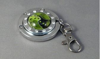 Lime Mesh Purse Hanger