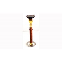 Amboyna Burl Razor Handle