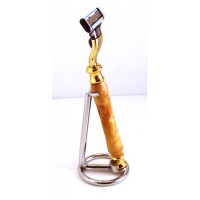 Buckeye Burl Razor Handle