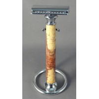 Amboyna Burl Safety Razor Handle