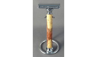 Amboyna Burl Safety Razor Handle