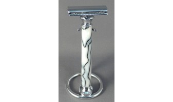 Smoke Rings Acrylic Safety Razor Handle