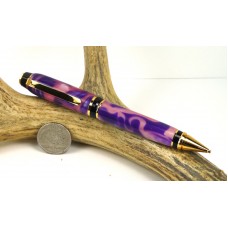 Pink Purple Swirl Cigar Pencil