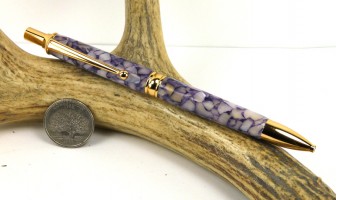 Purple Pebble Power Pencil