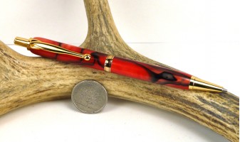 Red Marble Comfort Pencil