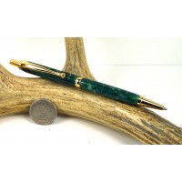 Green Fleck Slimline Pencil
