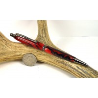 Red Marble Slimline Pencil