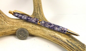 Purple Pebble Slimline Pencil