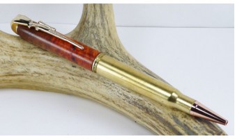 Amboyna Burl 30-06 Rifle Cartridge Pen