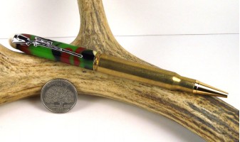 Jungle Camo 30-06 Rifle Cartridge Pen