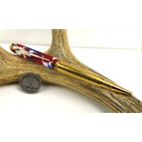 4th of July Camo 30-06 Rifle Cartridge Pen