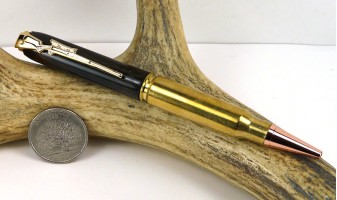 Ebony .308 Rifle Cartridge Pen