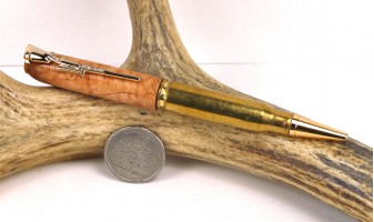 Cherry Burl .308 Rifle Cartridge Pen