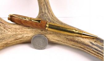 Tigerwood .308 Rifle Cartridge Pen