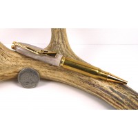 Deer Antler .308 Rifle Cartridge Pen