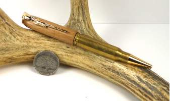 Maple .308 Rifle Cartridge Pen