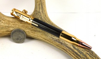 Pure Black Bolt Action Pen