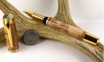 Spalted Maple Chairman Rollerball Pen