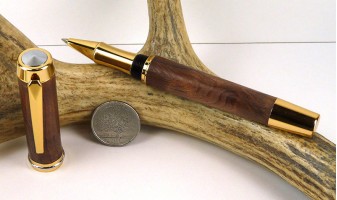 California Redwood Burl Chairman Rollerball Pen