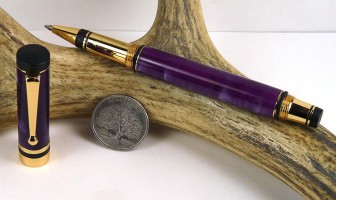 Deep Purple Classic Elite Rollerball Pen