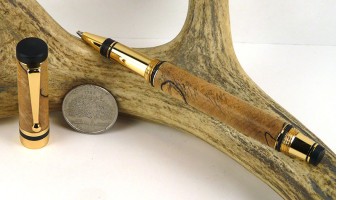 Spalted Maple Classic Elite Rollerball Pen